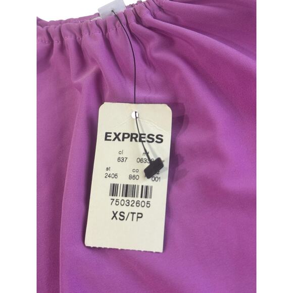 Express Violet Camisole Tank Top Size XS Flowy Boho Violet Oversize NWT #5727 - Picture 7 of 12